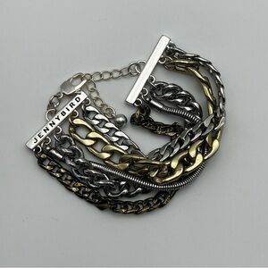 Jenny Bird Austin Multi Chain Cuff Bracelet